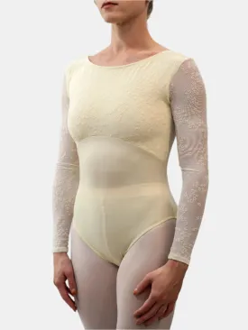 Ivory Dance Long Sleeve Leotard MP777