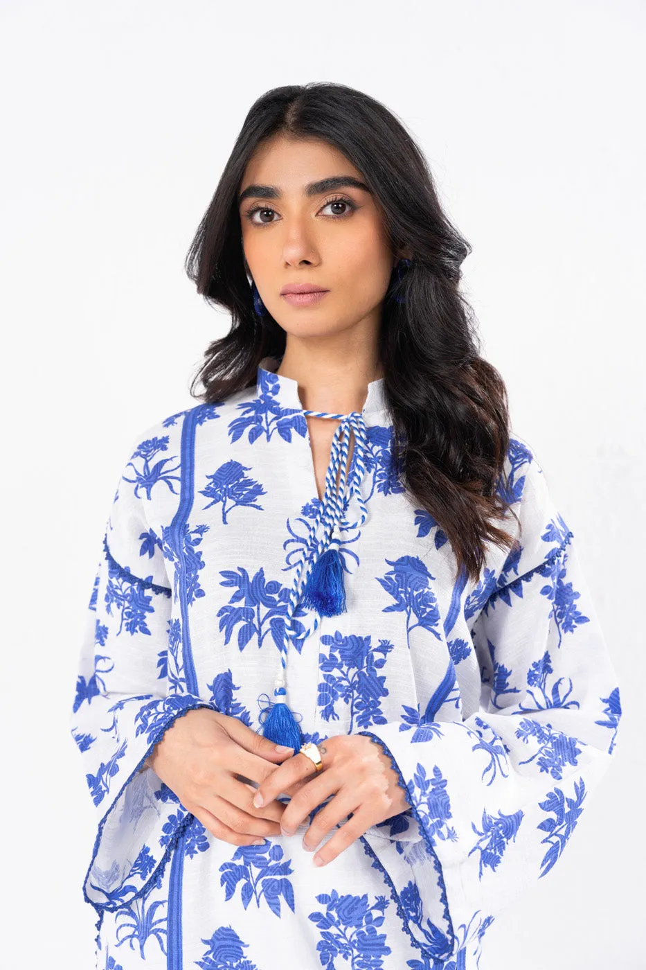 1 Pc Printed Khaddar Shirt 