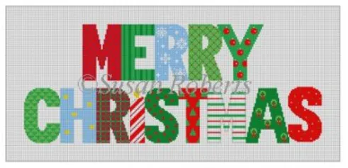 1175 "Merry Christmas" Patchwork