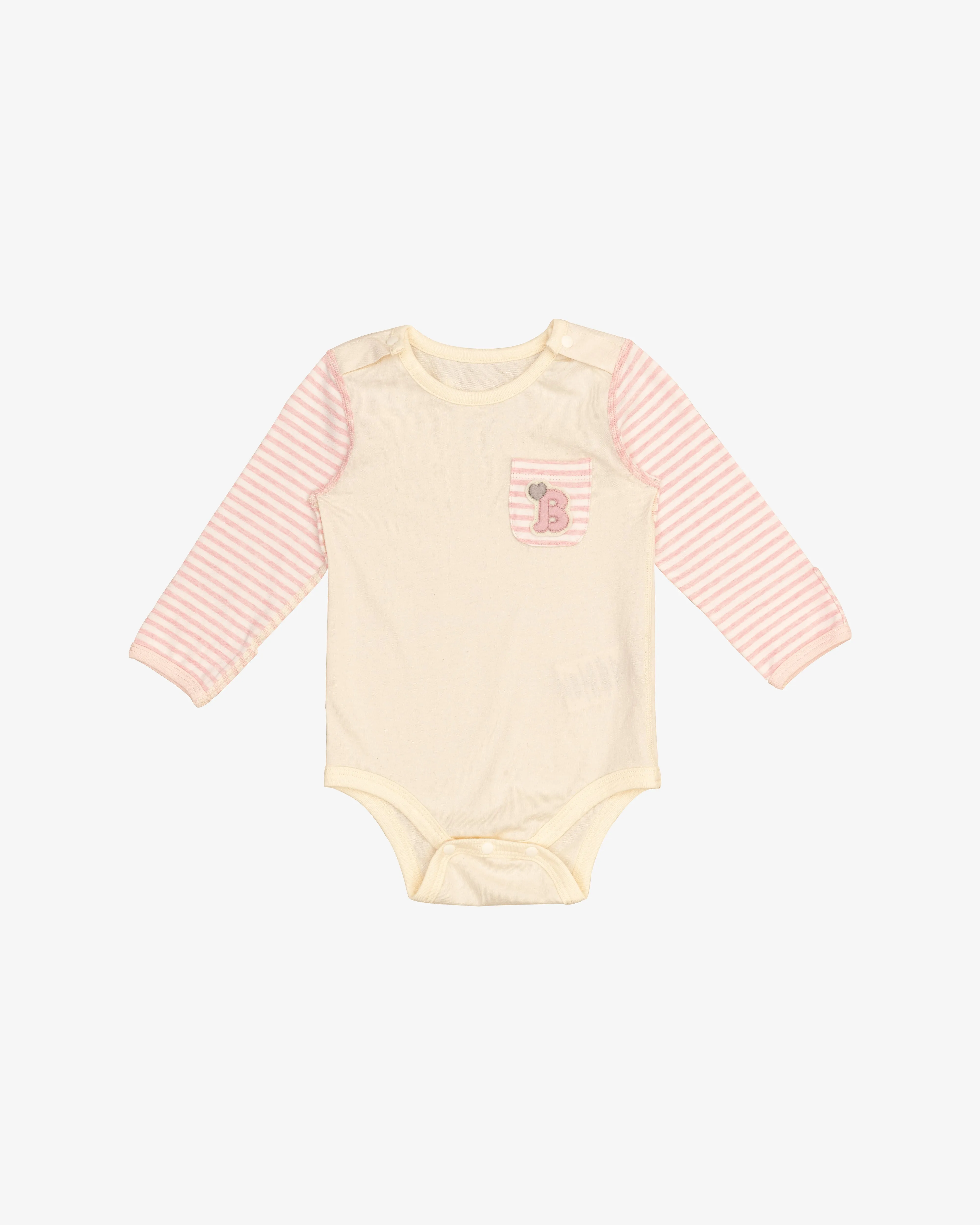 2-Pack Long Sleeve Bodysuits (Pink)