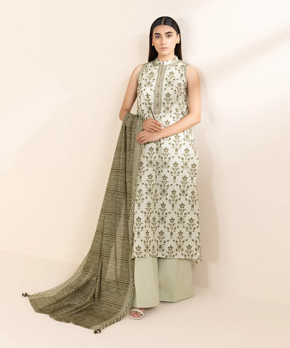 2 Piece - Printed Lawn Suit