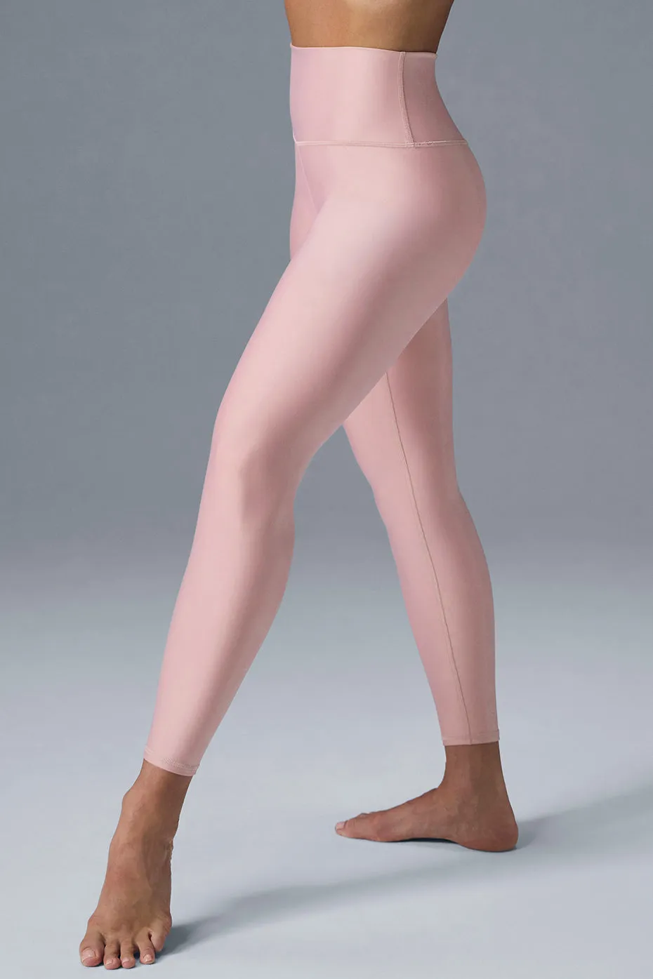 7/8 High-Waist Airlift Legging - Ballet Pink