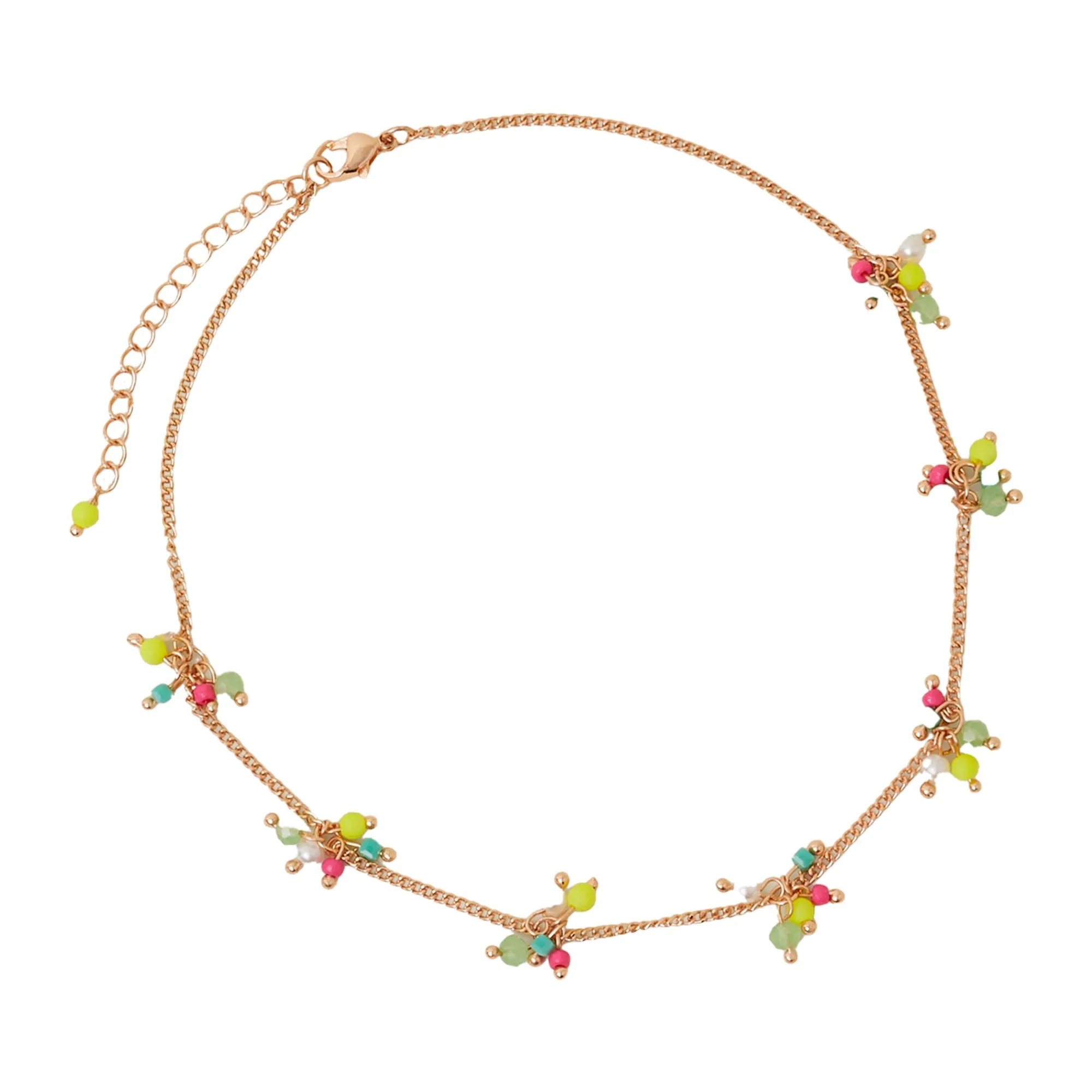 Accessorize London Beaded Cluster Necklace