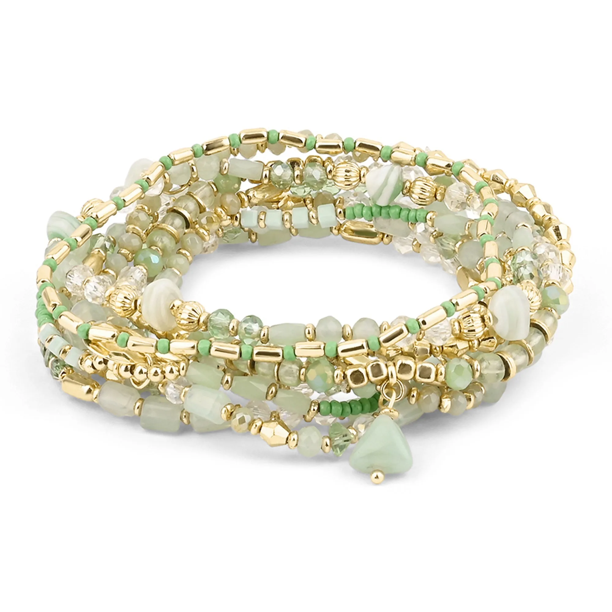 Accessorize London  Women's Multi Beaded Bracelets Multipack