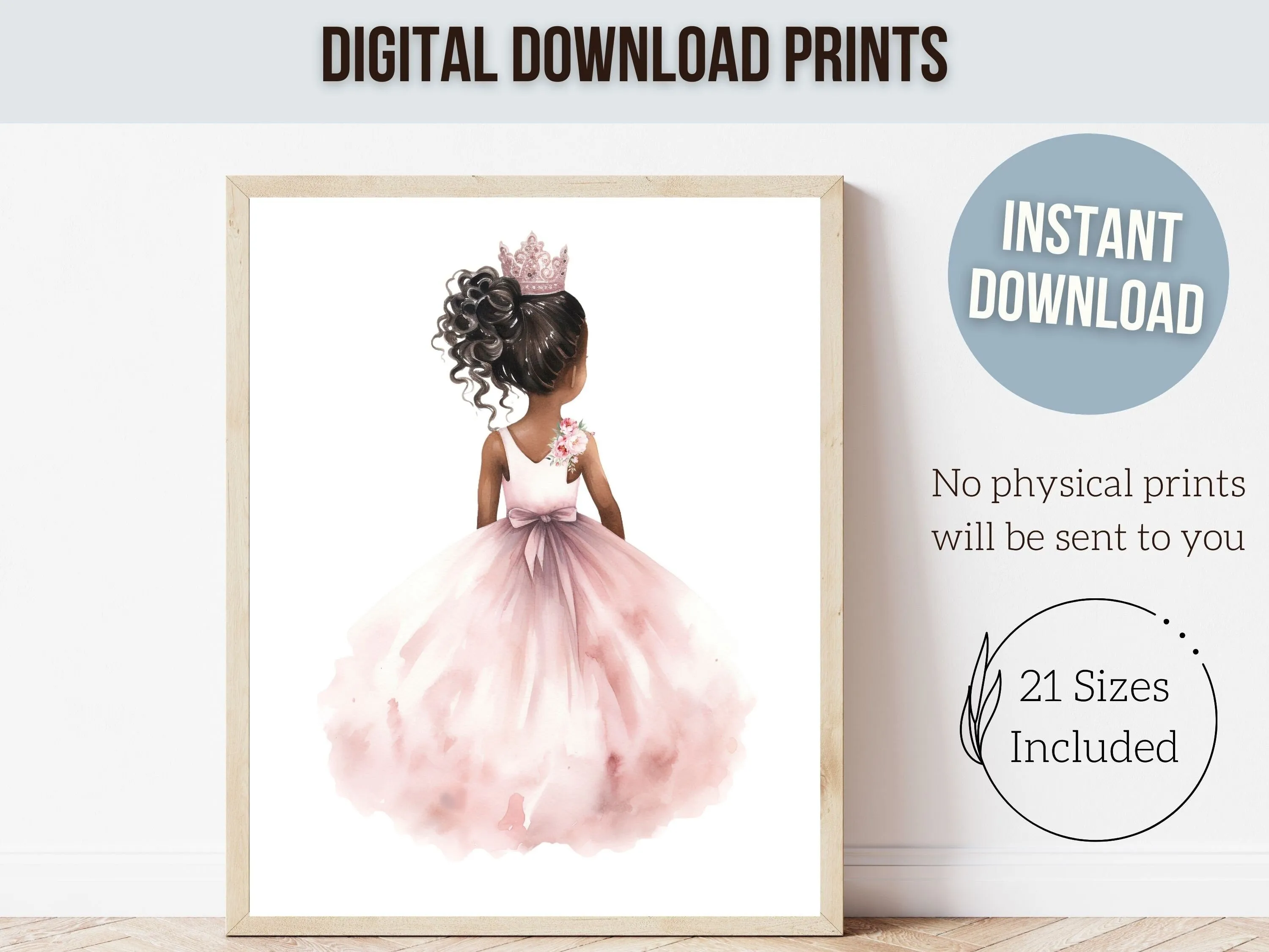 African American Ballet Nursery Prints - Set of 6