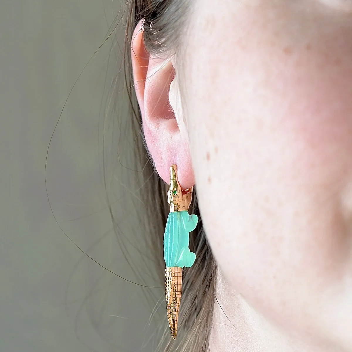 Alligator Bite Earrings