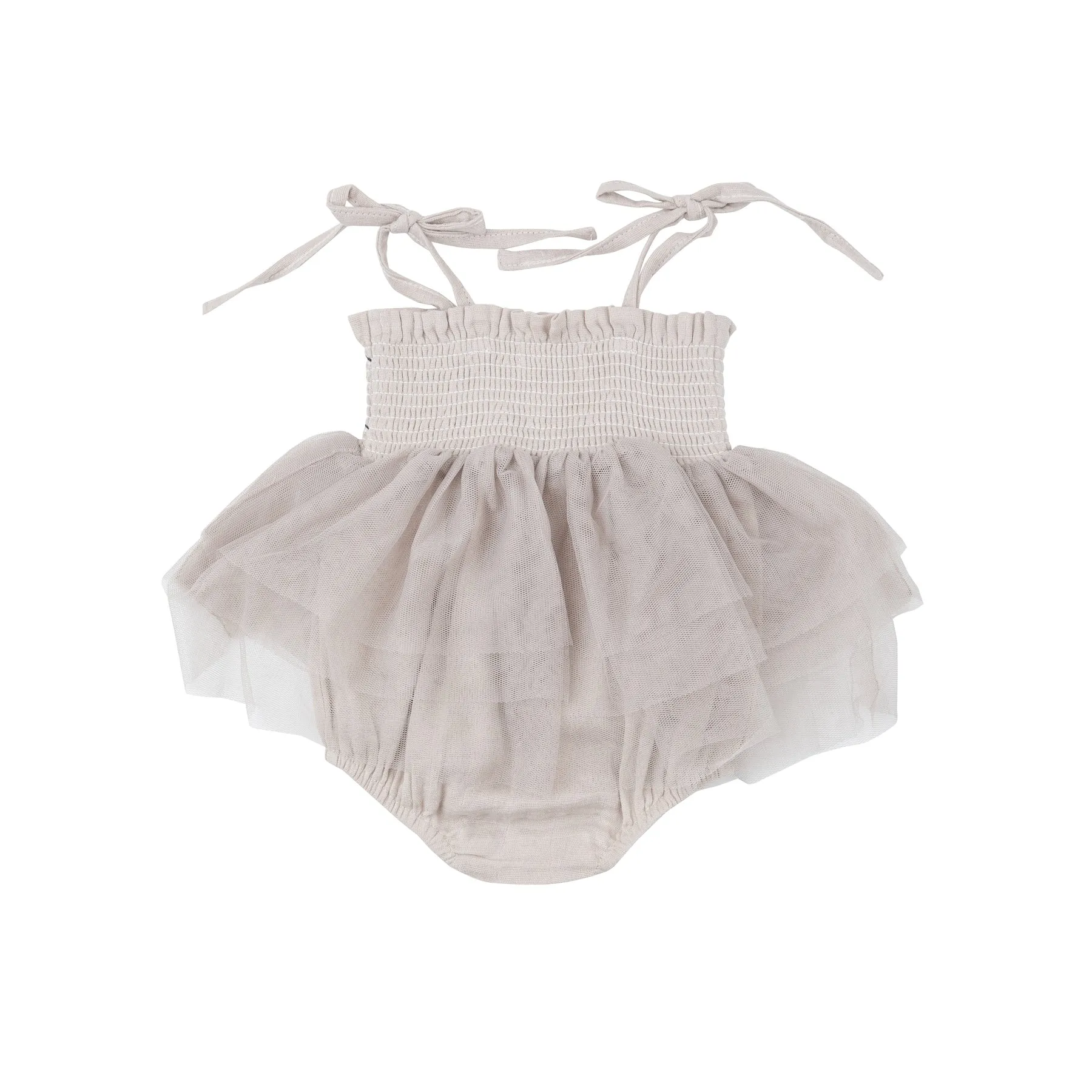 ANGEL DEAR OATMEAL SOLID MUSLIN TUTU BUBBLE