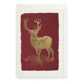 Archivist - Card 12,5x9 - Gold Stag