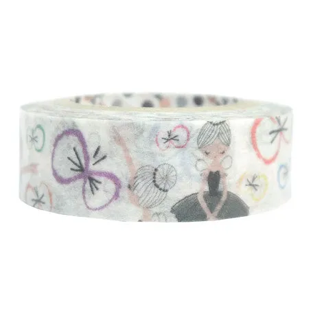 Ballerina Butterfly Washi Tape • Shinzi Katoh Design