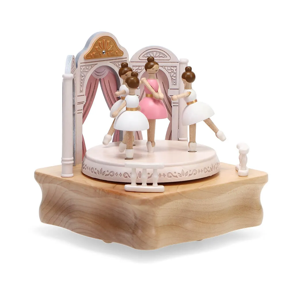 Ballerina Recital Wooden Music Box