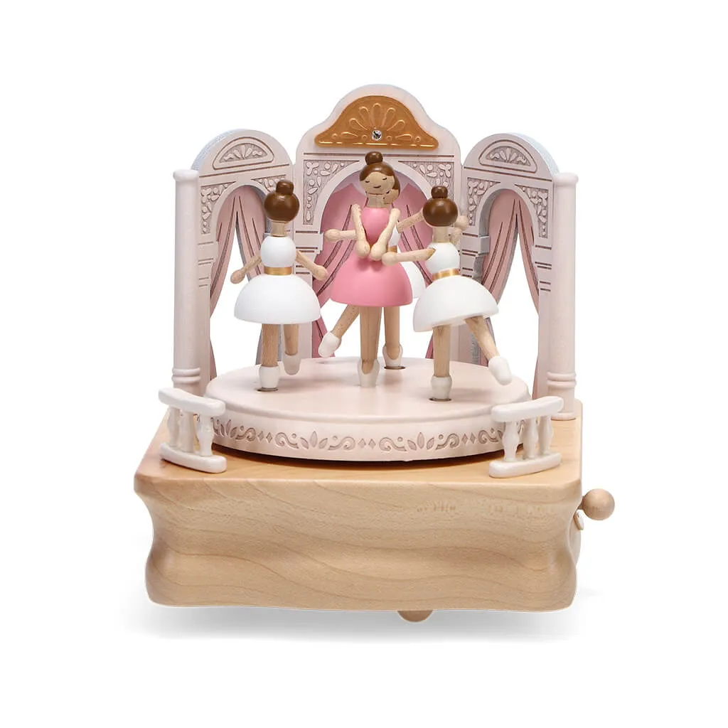 Ballerina Recital Wooden Music Box