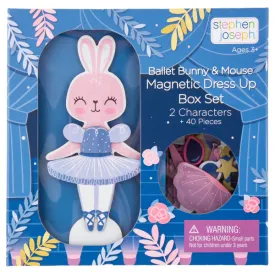 Ballet Bunny & Mouse Magnetic Dress Up Doll