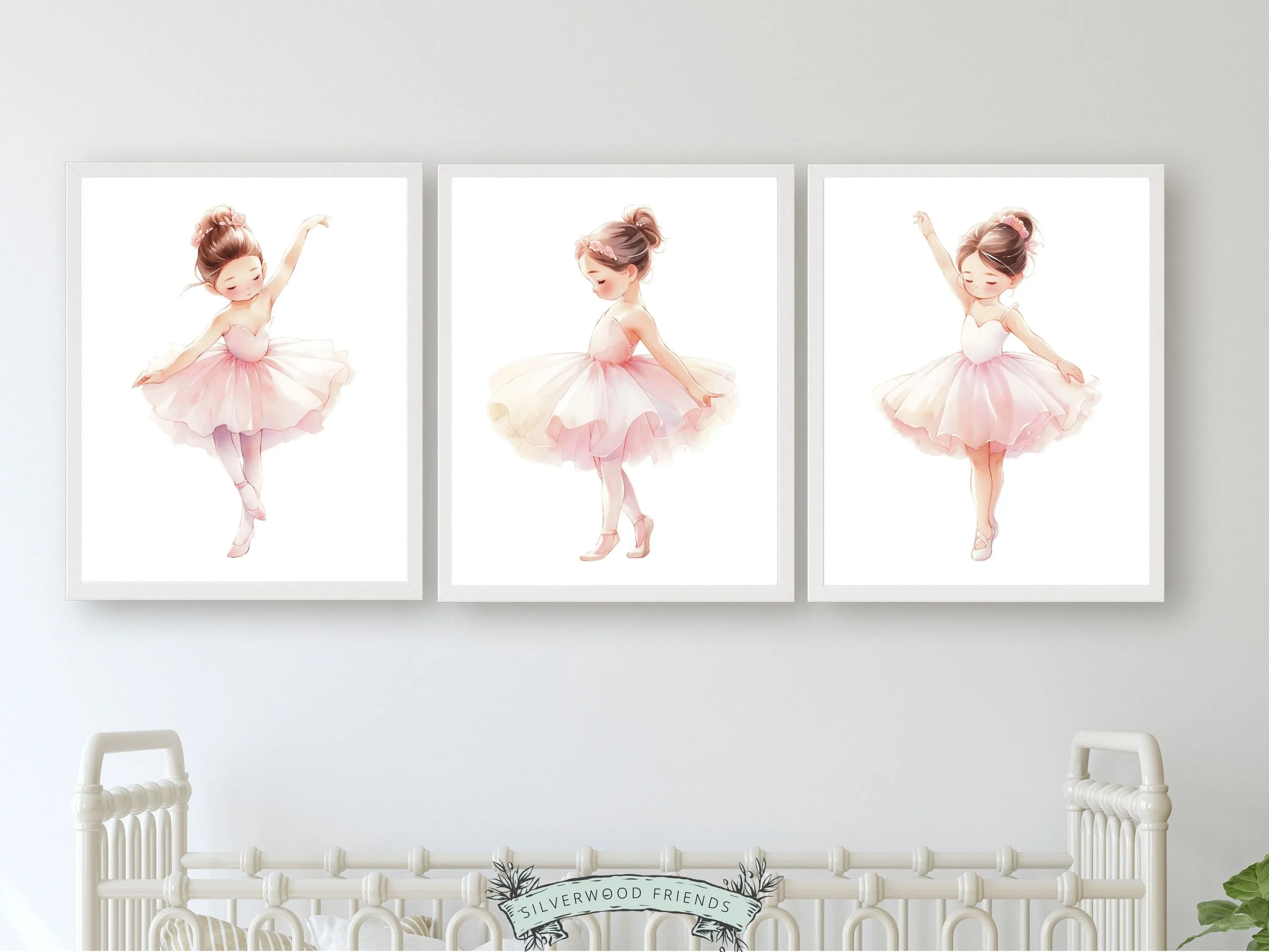 Ballet Dancer Nursery Prints - Set 1