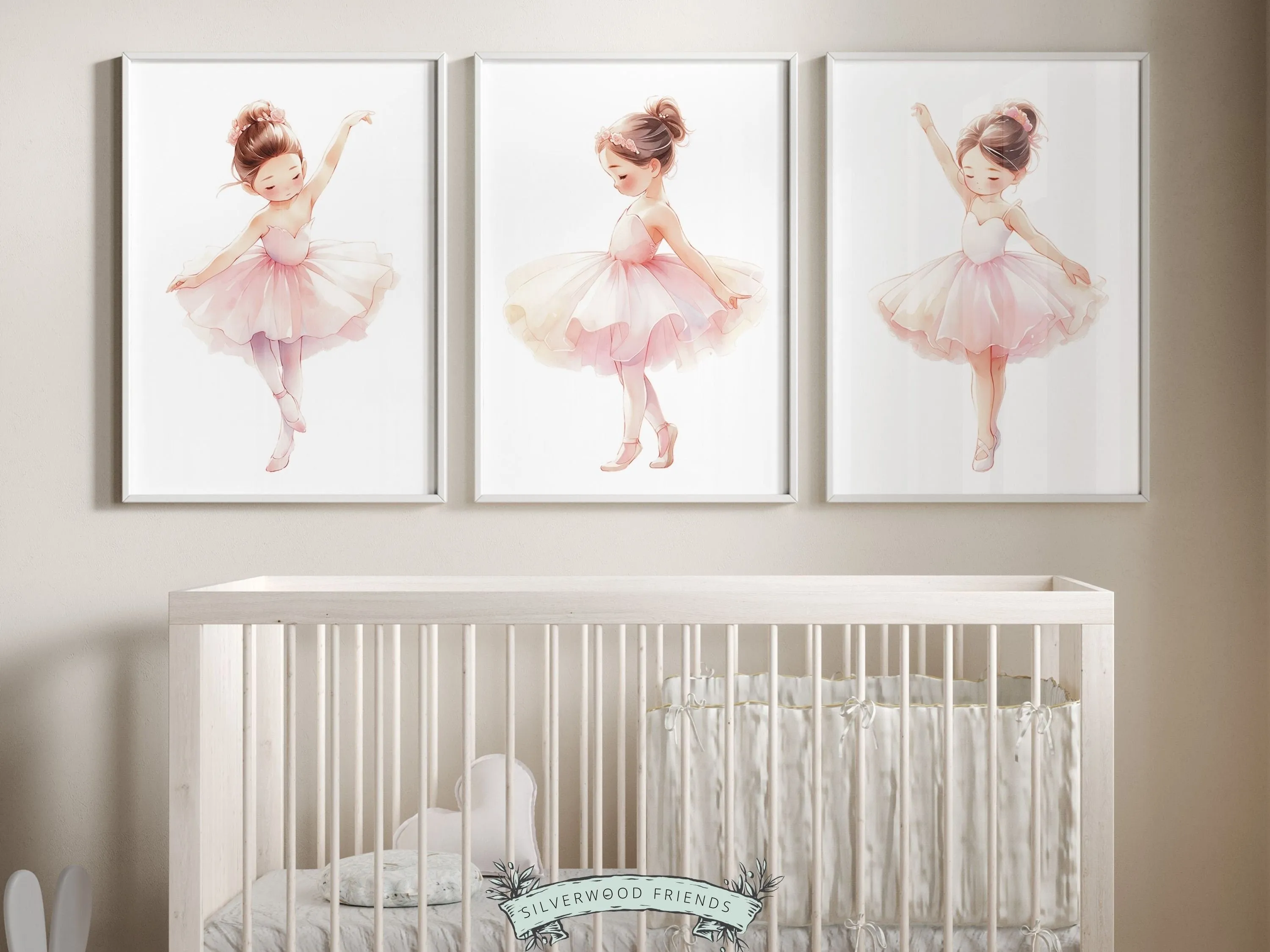 Ballet Dancer Nursery Prints - Set 1