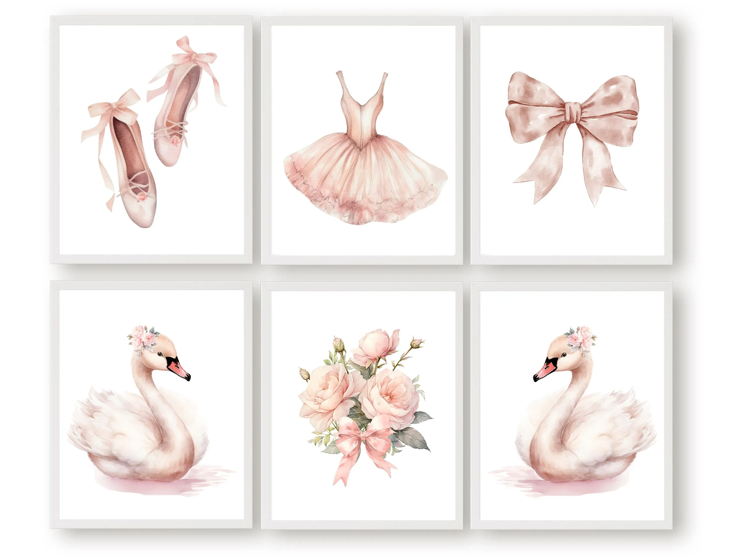 Ballet Dress Prints - Set of 6