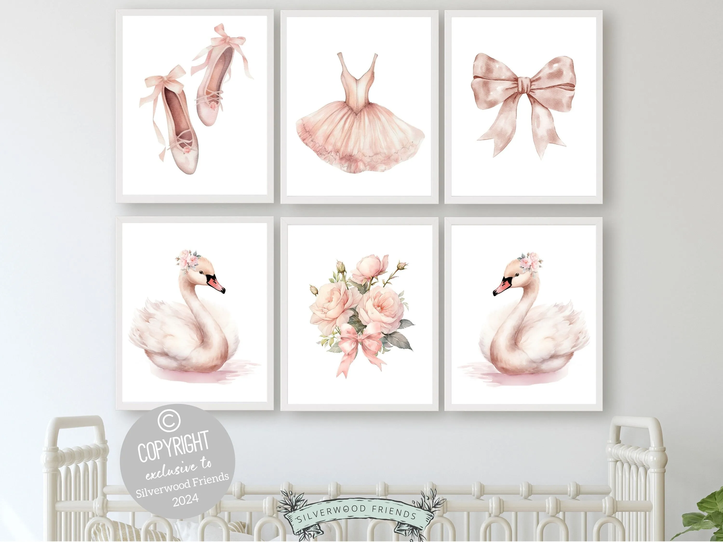 Ballet Dress Prints - Set of 6