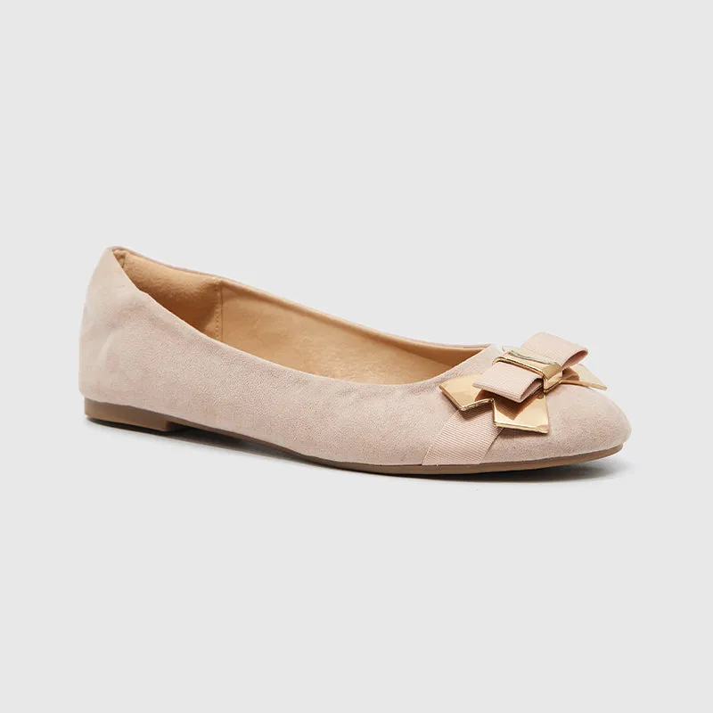 Ballet Flats With Bow