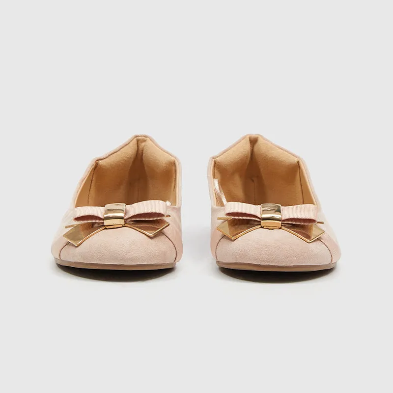 Ballet Flats With Bow