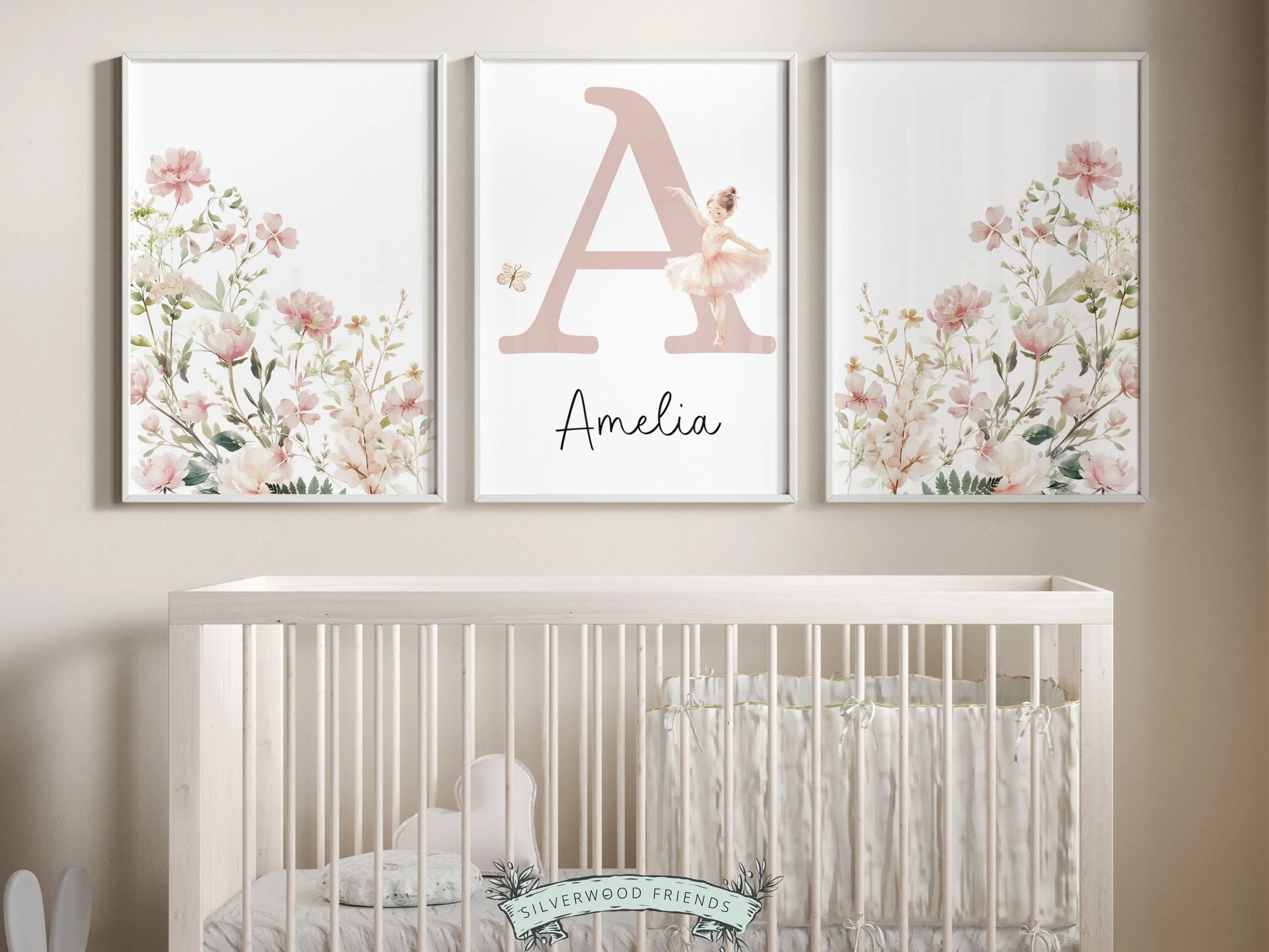 Ballet Nursery Prints - Personalised