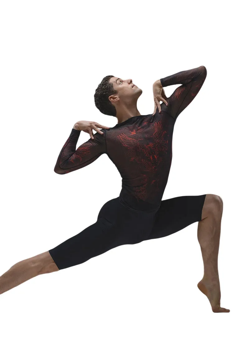 Ballet Rosa "Alessio" Printed Long Sleeve Shirt