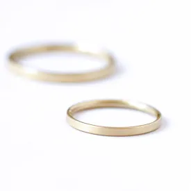 Basic Wedding Band - 18k Solid Gold