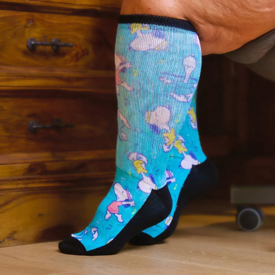 Beagle Ballet EasyStretch™ Diabetic Socks