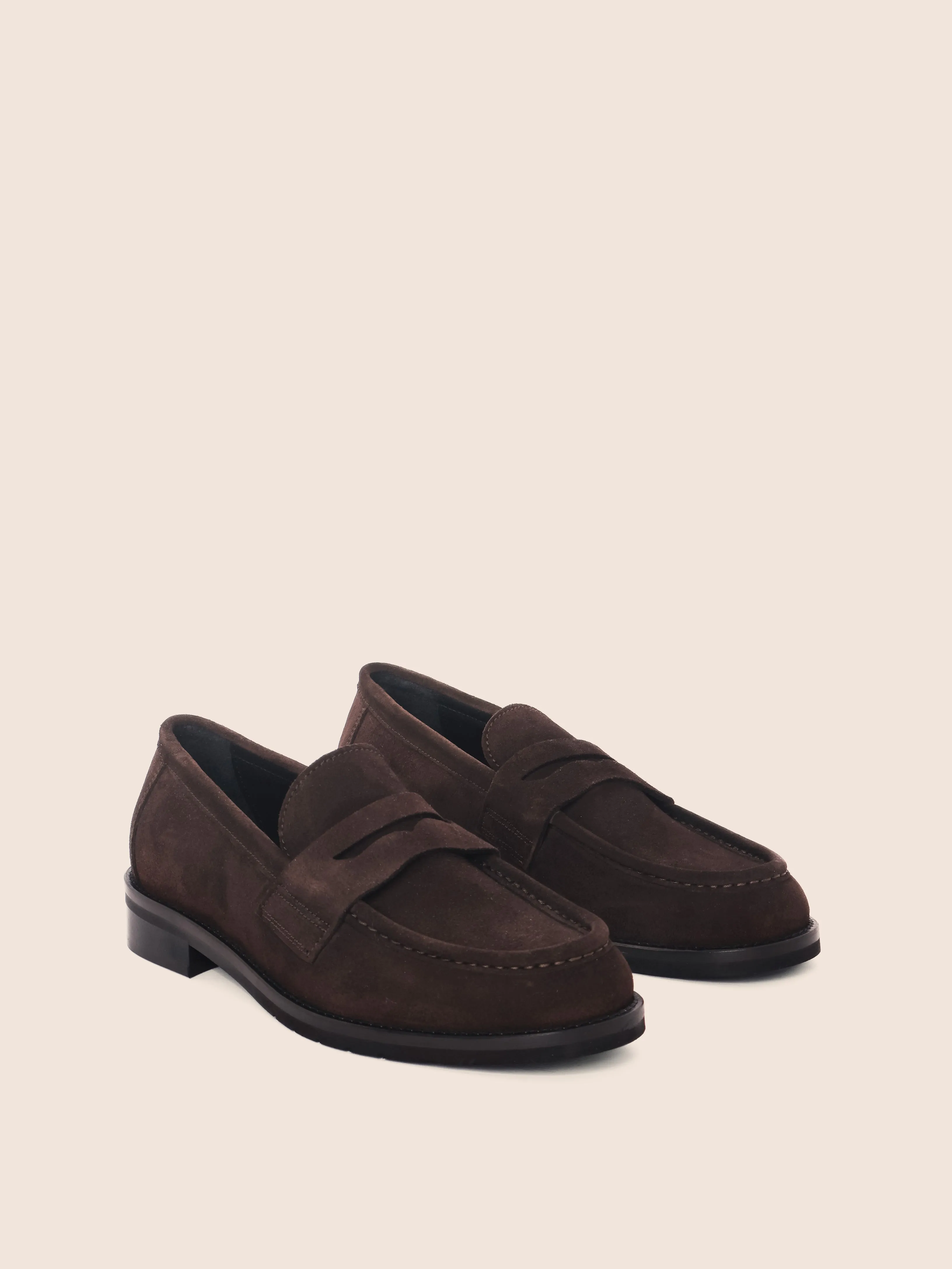 Bergamo Brown Suede Loafer