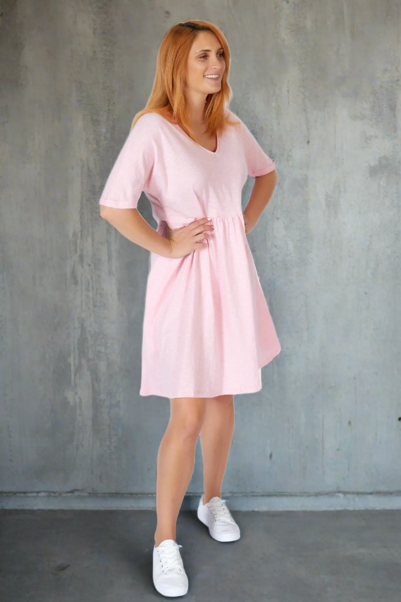 Betty Basics Portsea Dress in Ballet Pink