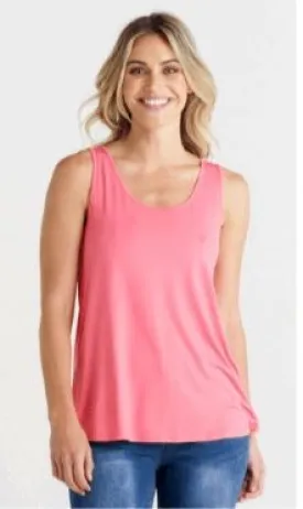 Betty Basics Sirena Reversible Tank Ballet Pink