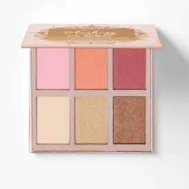 BH Cosmetic Blushing in Bali  6 Color Blush and Highlighter Palette