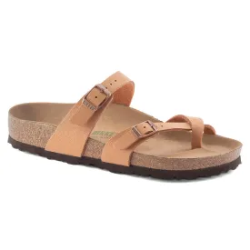 Birkenstock Women's Mayari Vegan Birkibuc (Pecan - Wide Foot)