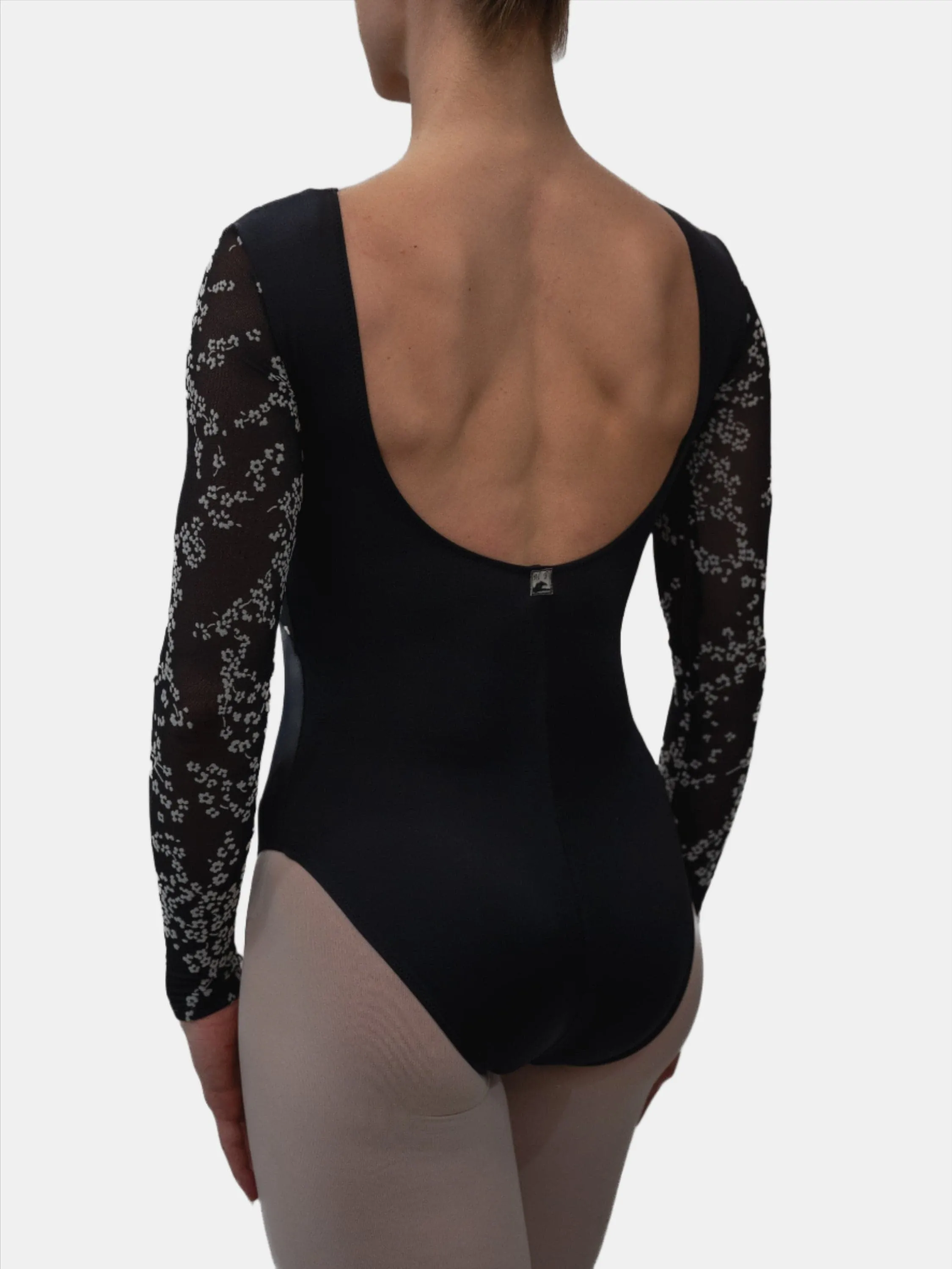 Black Dance Long Sleeve Leotard MP777