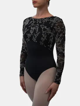 Black Dance Long Sleeve Leotard MP777