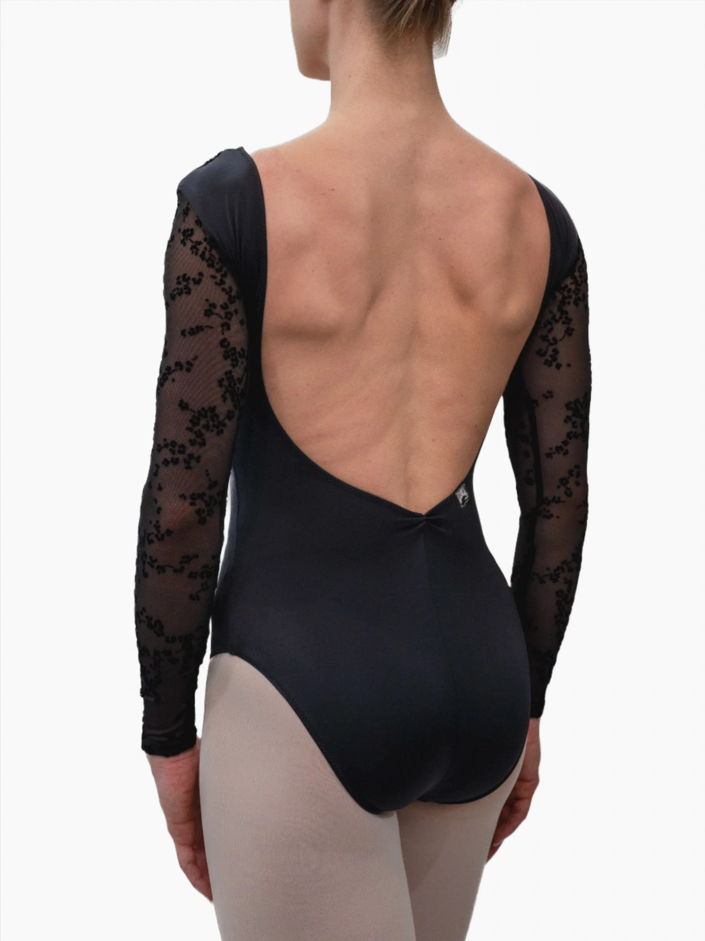 Black Dance Long Sleeve Leotard MP783