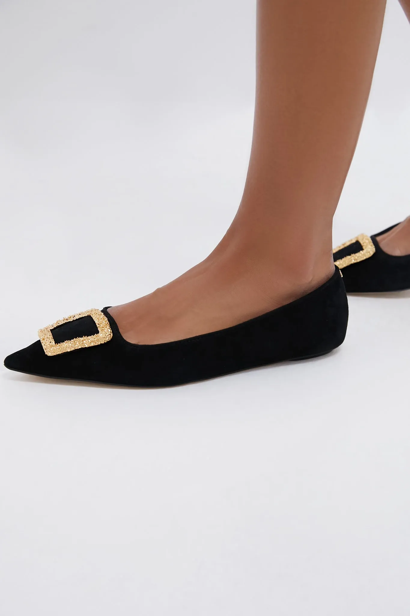 Black Nico Flats