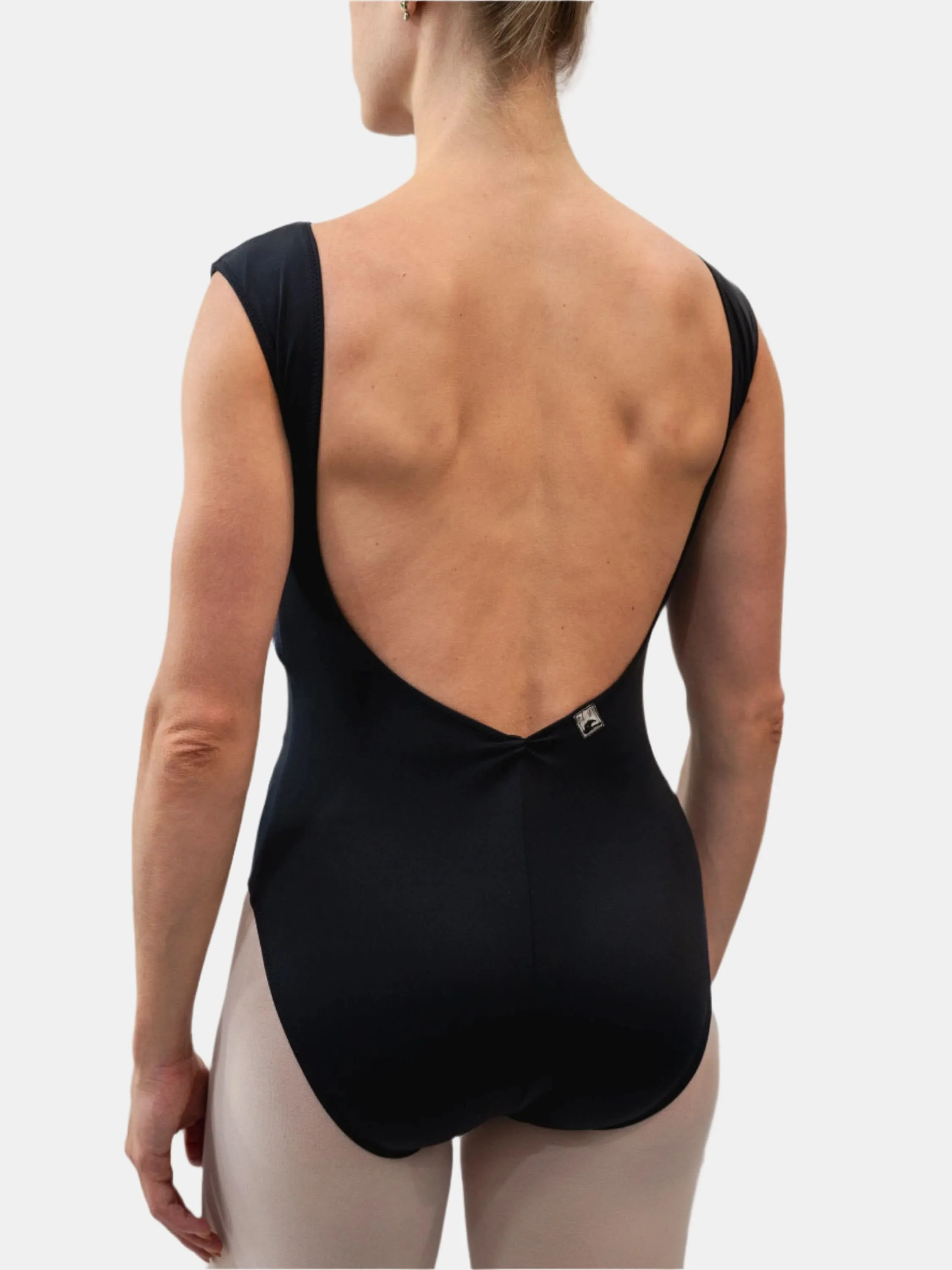 Black Velvet Dance Tank Leotard MP255