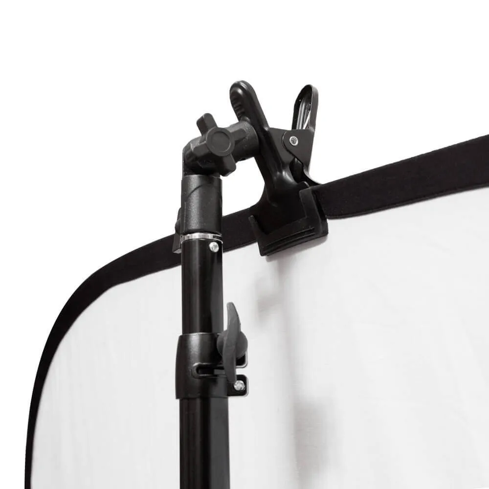 Black/White Portable Backdrops Extension Stand Kit with Clamp