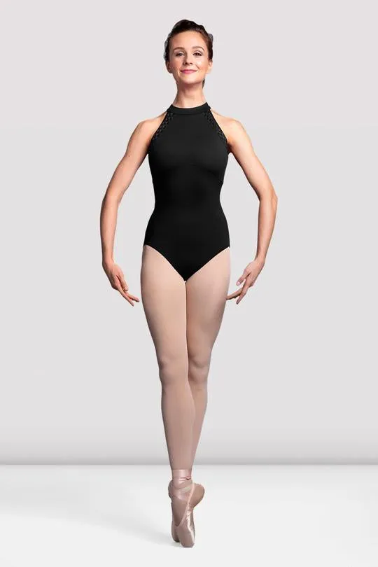 Bloch Ladies Sidonie Mesh Back Halter Neck Leotard - L3135