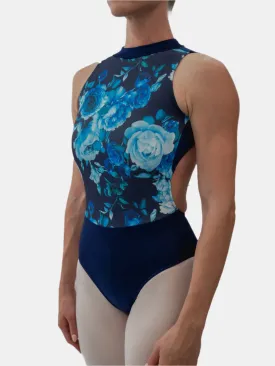 Blue Dance High Neck Leotard MP160