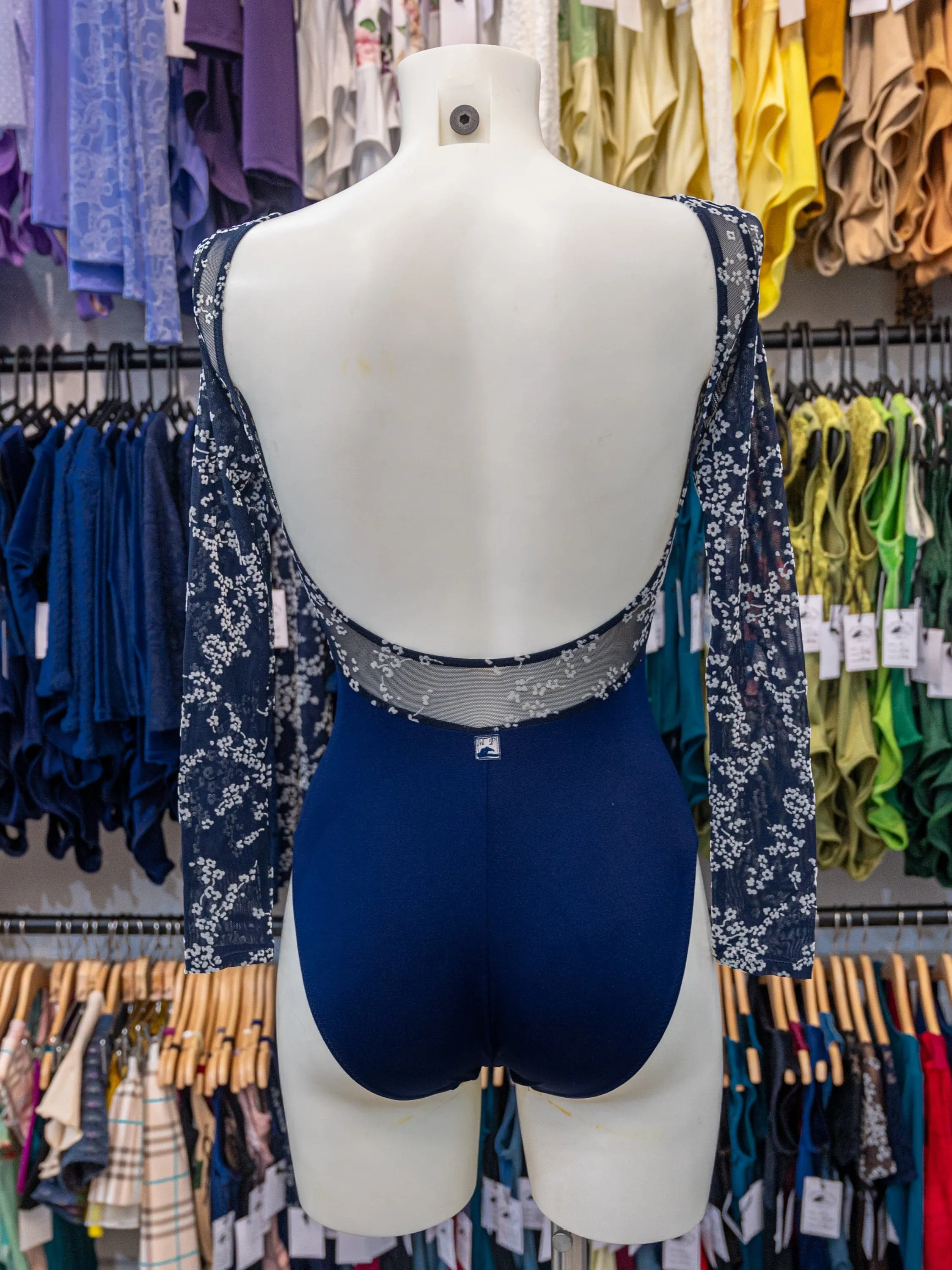 Blue Dance Long Sleeve Leotard MP635