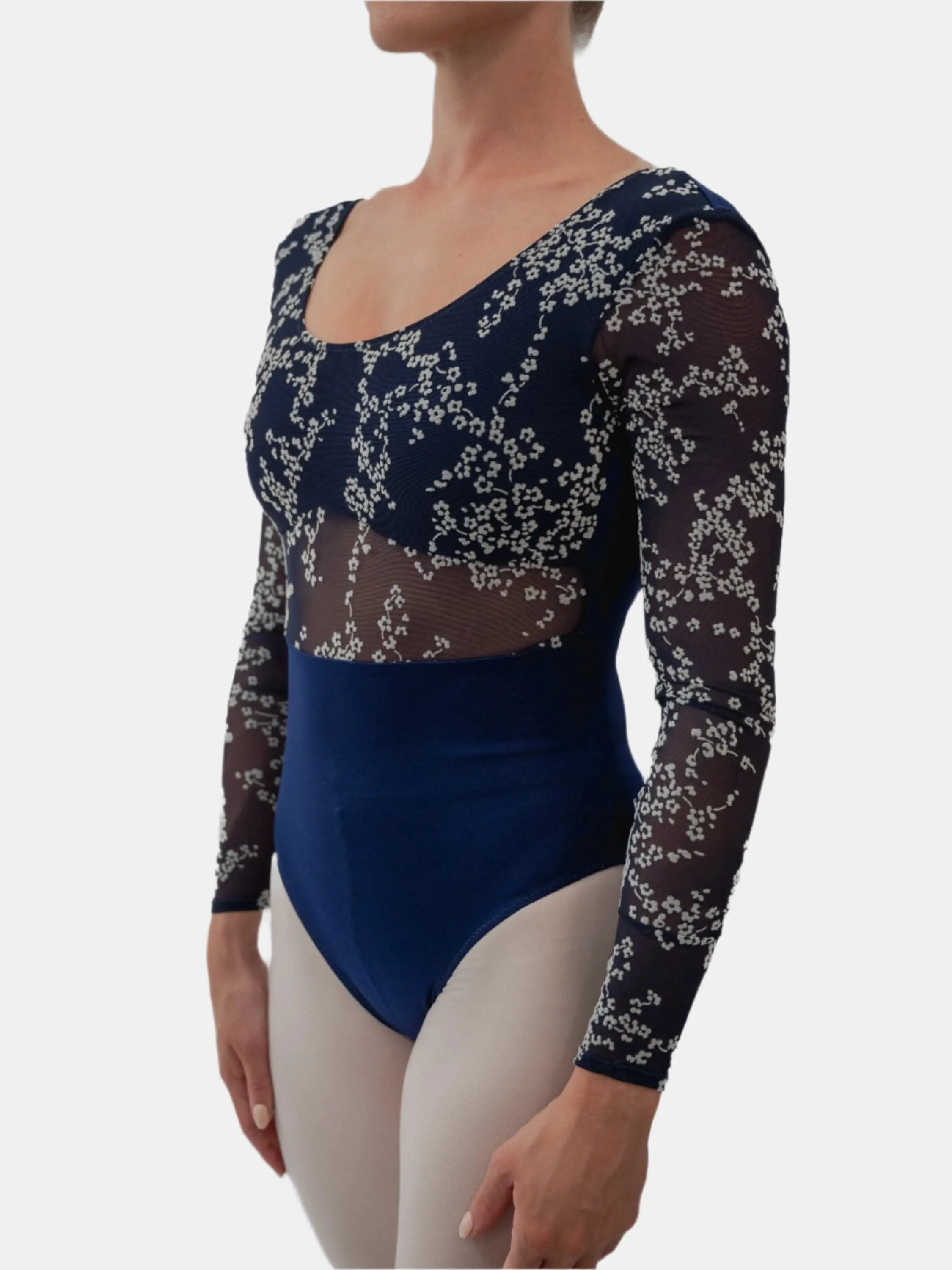 Blue Dance Long Sleeve Leotard MP783