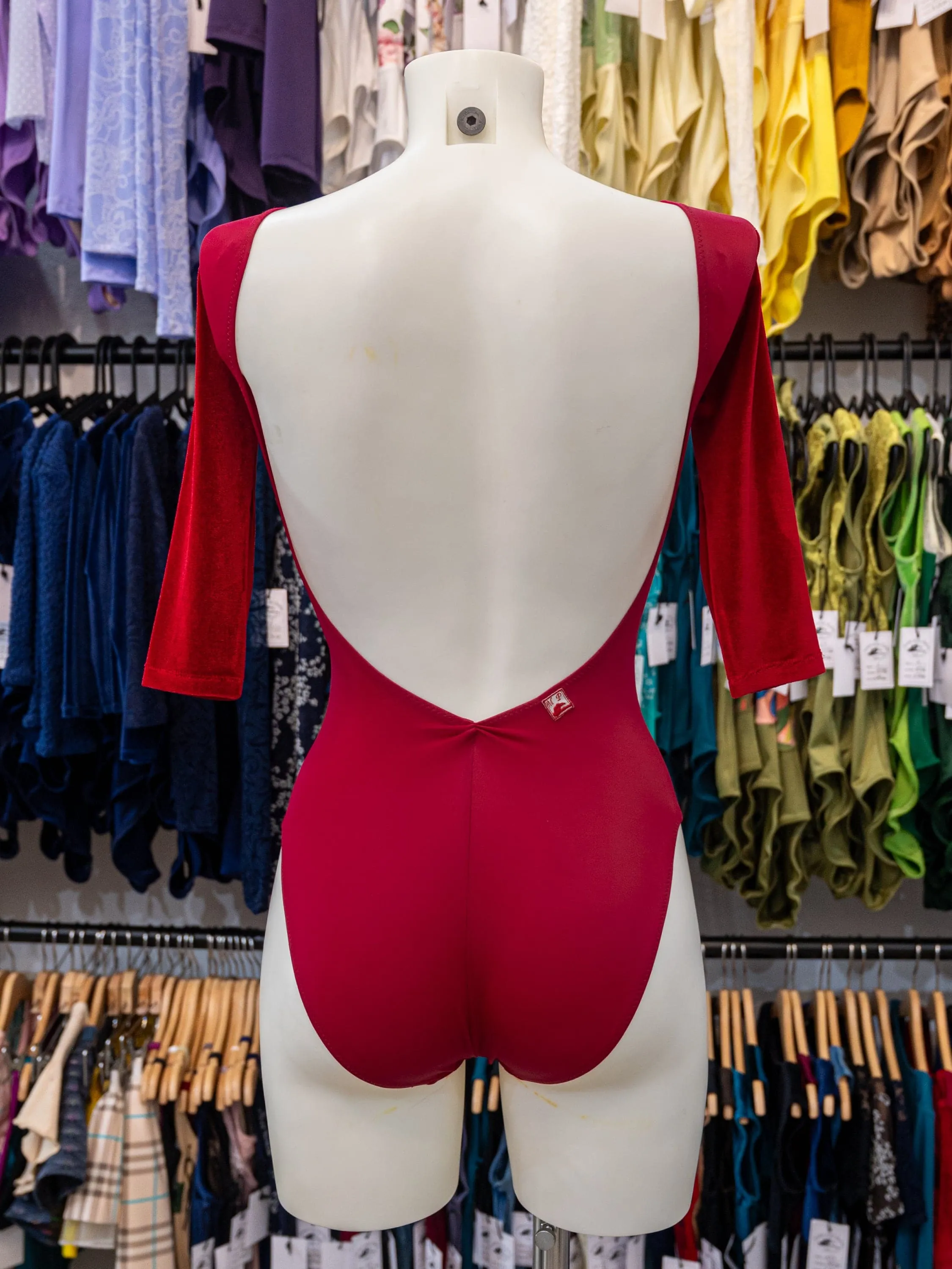 Bordeaux Dance 3/4 Sleeve Leotard MP254