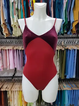 Bordeaux Dance Spaghetti Straps Leotard MP202