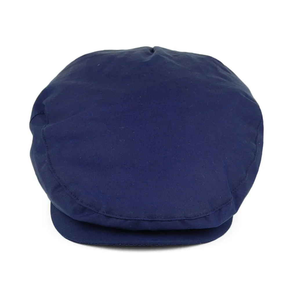 British Millerain Flat Cap Navy Wholesale Pack