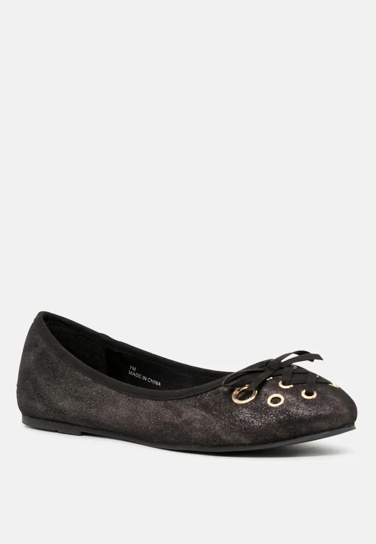 Brittany Ballerina Flats With Bow