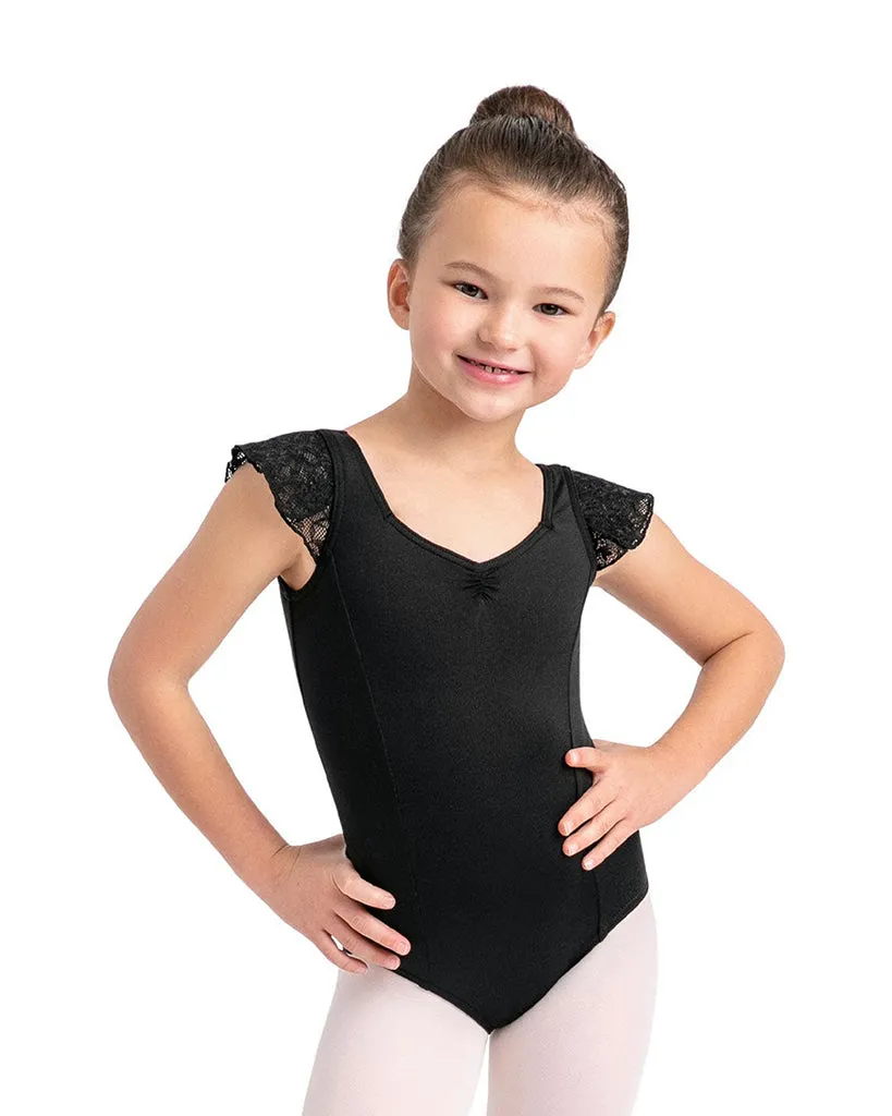 Capezio Flutter Sleeve Princess Cap Sleeve Leotard - 11731C Girls