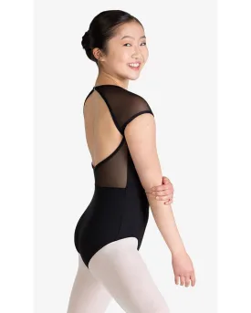 Capezio Mesh Sleeve Raglan Cap Sleeve Leotard - SE1076W Womens