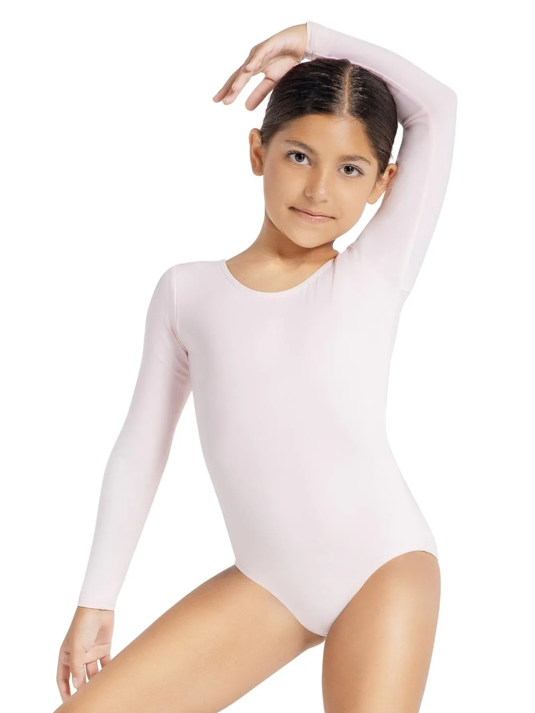 CAPEZIO TB134 Girls Team Basics Long Sleeve Leotard