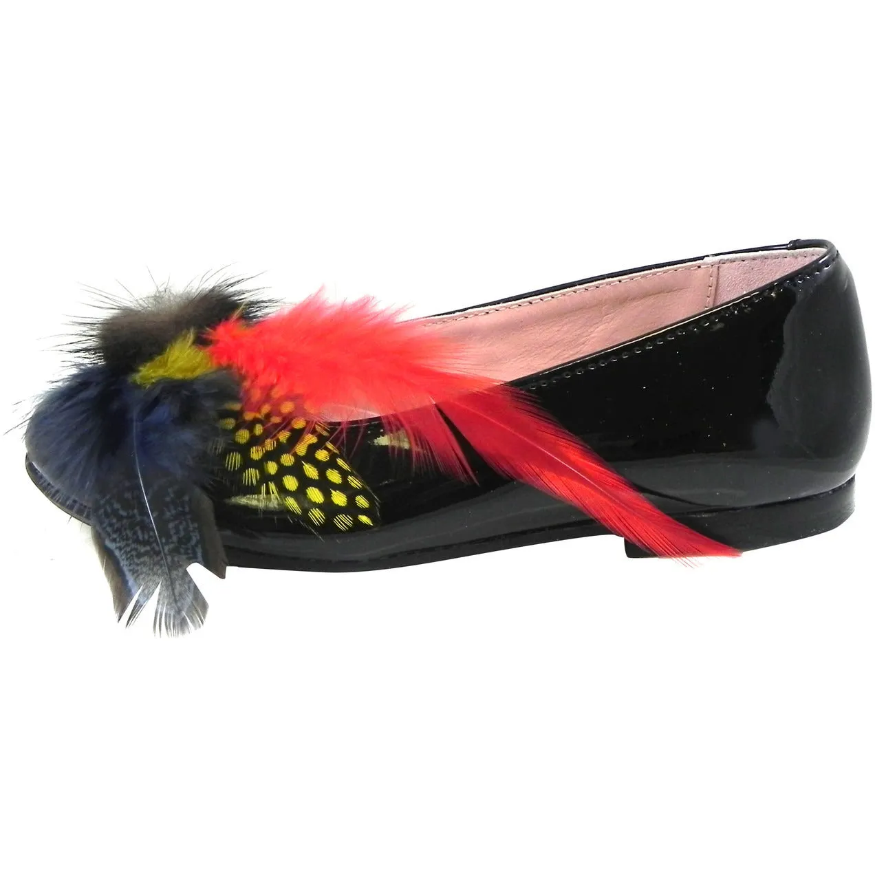 Chupetin 9328 Ballet Flat Shoe Black/Red