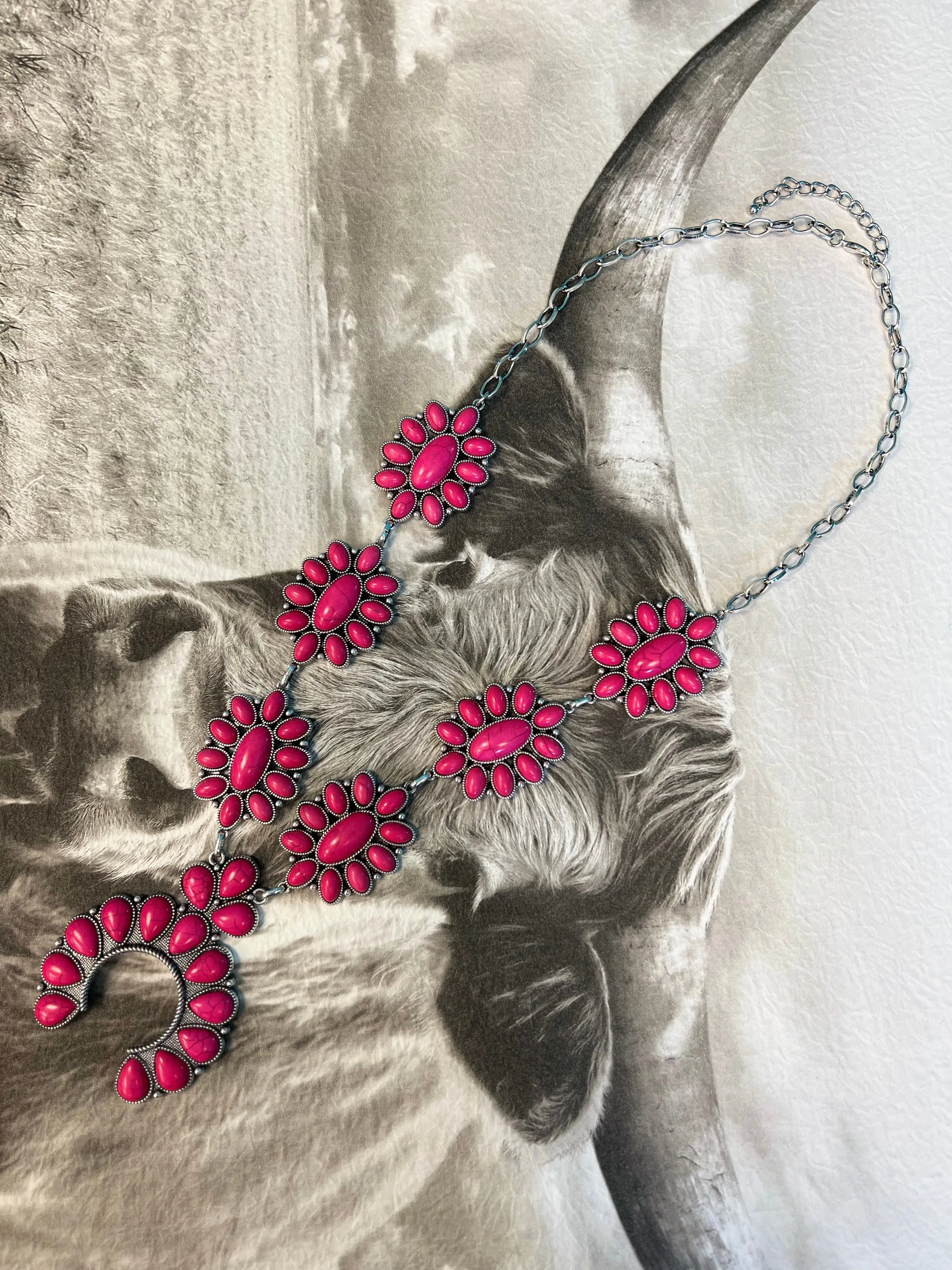 Cowgirl Barbie Squash Necklace